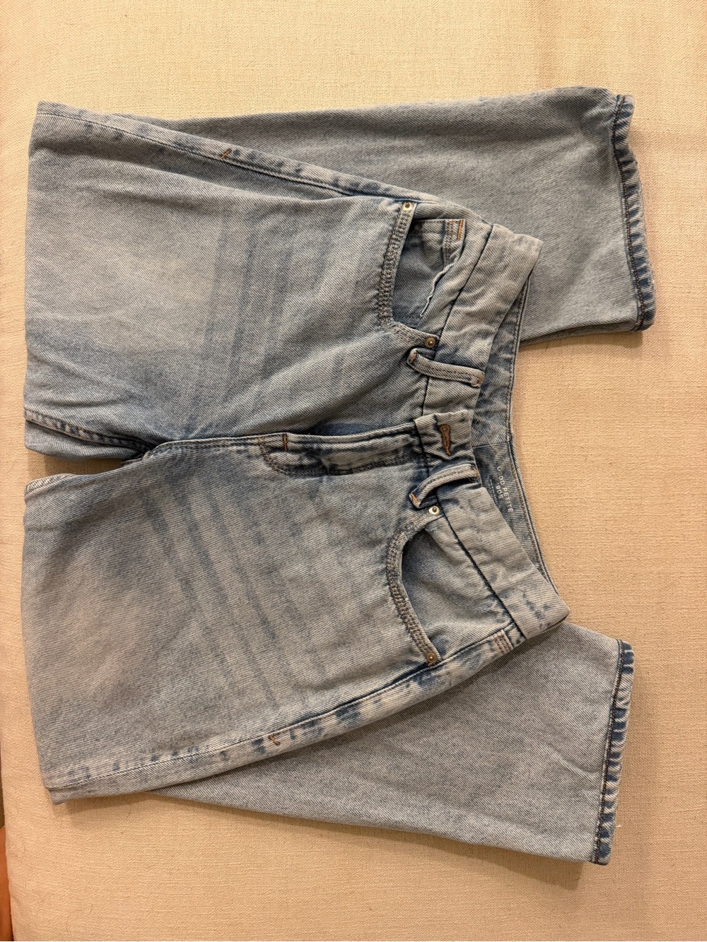 Good American Light Wash Good Petite 90’s Women’s Mid-Rise Jeans
